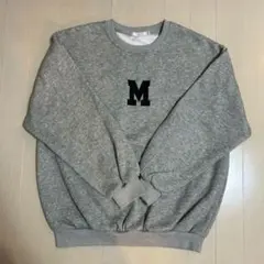 グレー Mロゴ刺繍 スウェットのサムネイル