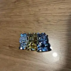 招き猫 、エビスさん置物 セット（金・銀・青）