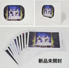 ホワイトラウンジシネマ/ TV 型フォトフレーム&フォトカードセット（10枚）