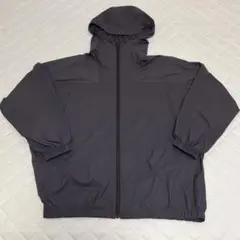 ユニクロ UVカットシアーオーバーサイズパーカ　パープル XSのサムネイル