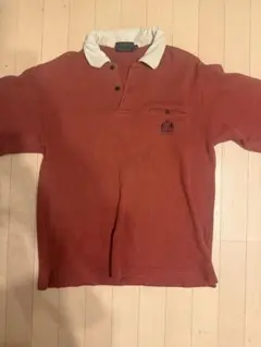 POLO BCS 긴팔 폴로 셔츠 L 엔지 칼라 코듀로이