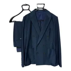 THE SUIT COMPANYスーツカンパニー ネイビー WSY ジャージ素材