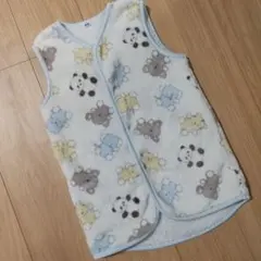 子供　フリーススリーパー　90-100cm　モコモコ　動物柄