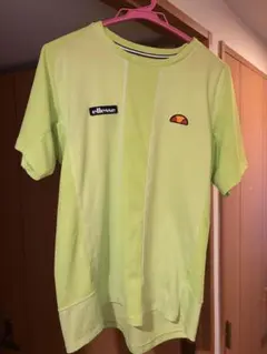 エレッセ　ellesse 蛍光イエロー ショートスリーブ Tシャツ XLサイズ
