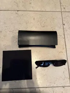 SAINT LAURENT ブラック キャットアイサングラスのサムネイル