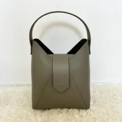 未使用級　ハシバミ　ワンハンドルバッグ　トープ