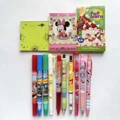 ディズニー グッズ ボールペン シャープペンシル メモ帳 文房具 まとめ売り