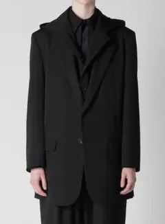 Yohjiyamamoto POUR HOMME スーツベスト yohji yamamoto - pour homme | 前二重ベスト (メンズ) / ブラック