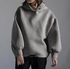 BONJOUR SAGAN ダンボールバルーンパーカー　ライトグレー