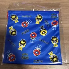 ミャクミャク　タイガース巾着