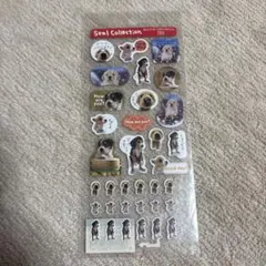 平成レトロ 当時物 シール 犬