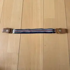 ストライプデザイン調整可能レザーベルト