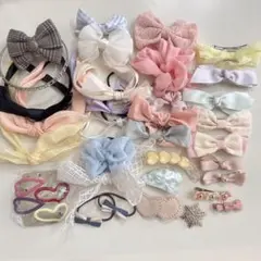 アクセサリー リボン 可愛い ふわふわ 35点 まとめ売り