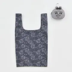 ぬいぐるみポーチ付 ショッピングバッグ　エコバッグ　おぱんちゅうさぎ　しまむら③