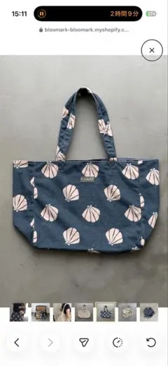 bloomark シェルトートバッグのサムネイル