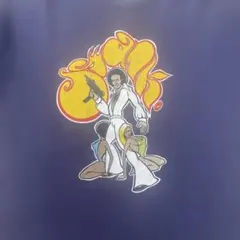 Swank threds グラフィック Tシャツ ネイビー XL