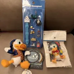 レア　レトロ　ディズニー　ドナルドダック マスコット　ストラップ　まとめ売り