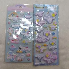 シナモロール　ジュエルマショマロステッカーズ もちもちマショマロステッカー