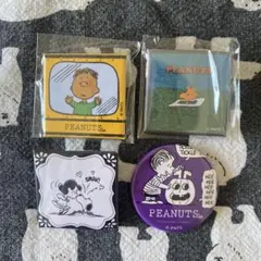 PEANUTS 缶バッジ4個セットのサムネイル