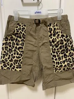 gramicci レオパード パッカブルショーツ ハーフパンツ