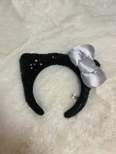 [USJ]ハローキティー　スパンコールカチューシャ