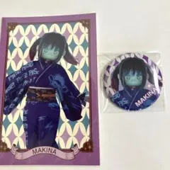 ミルキーサブウェイ　マキナ　缶バッジ　特典ポストカード　京都IP書店