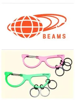 BEAMS カラビナ 眼鏡型 めがね