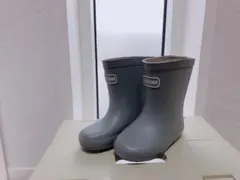 ZOOM グレー 長靴　14.0cm