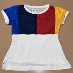 中古美品アディダス レディーステニスウェアシャツsizeO