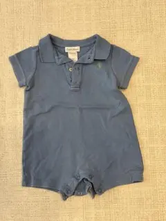 Ralph Lauren ポロロンパース 9M ブルー　男の子　70cm