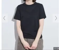 フィグロンドン＊simple smooth short sleeve 黒 半袖Tのサムネイル