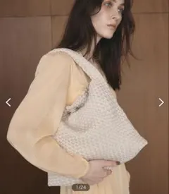【TREASURE TOPKAPIイントレチャートワンハンドルショルダー バッグのサムネイル