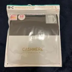 UNIQLO 極暖ヒートテック　カシミヤブランドクルーネック　Ｌ　ネイビー