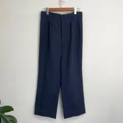 80s vintage【ウールギャバ　ディープタック　ワイドスラックス　極太】 80s vintage【ウールギャバ ディープタック ワイドスラックス 極太