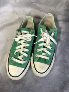 【美品】Converse ALL STAR グリーン 23.5のサムネイル