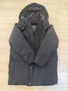 新品未使用　ZARA 黒 ダウン 13-14歳　164cm
