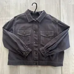 デニム風ジャケット　チャコール