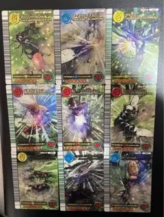 ぷ*こ様 ムシキング　【5周年】　わざカード9枚セット