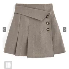 GRL・インパン裏地付きアシンメトリーミニスカート(新品未使用・タグ付き)