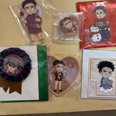 鬼滅の刃　悲鳴嶼行冥　アクリルスタンド　缶バッジ　まとめ売り　11点セット