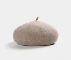 ウール ベレー帽 ベージュ