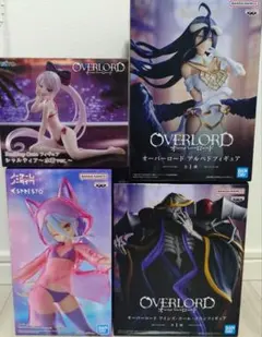 OVERLORDアルベド、シャルティア、アインズノーゲーム・ノーライフ 白