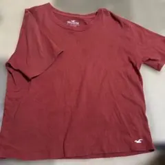 HOLLISTER 赤(えんじ色)クラシック Tシャツ S