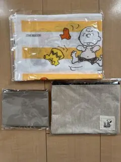 スヌーピー AOKI アオキ ノベルティー ポーチ 手ぬぐい
