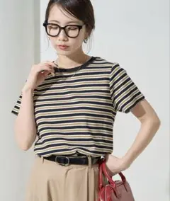 FREAK'S STORE マルチボーダー半袖 TEEシャツ