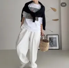 アーギュー argueスエット白パンツサイズ①