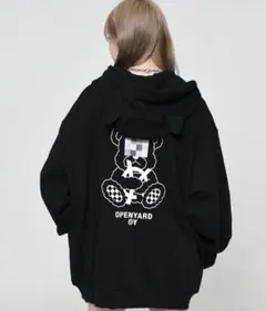ね*ᶻ様 OY モザイクオードリー フーディー ジップアップのサムネイル