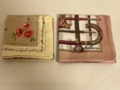 新品☆Burberry バーバリー ハンカチ 2枚セット☆
