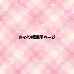 きゃり様専用ページ うちわ文字 オーダー