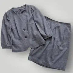 極美品☆ANAYI アナイ カシミヤ アンゴラ スカートセットアップ フォーマル